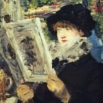 Woman Reading, 1880-82 by Edouard Manet via Art Institute Chicago
