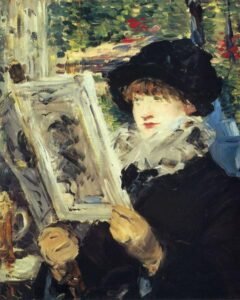Woman Reading, 1880-82 by Edouard Manet via Art Institute Chicago